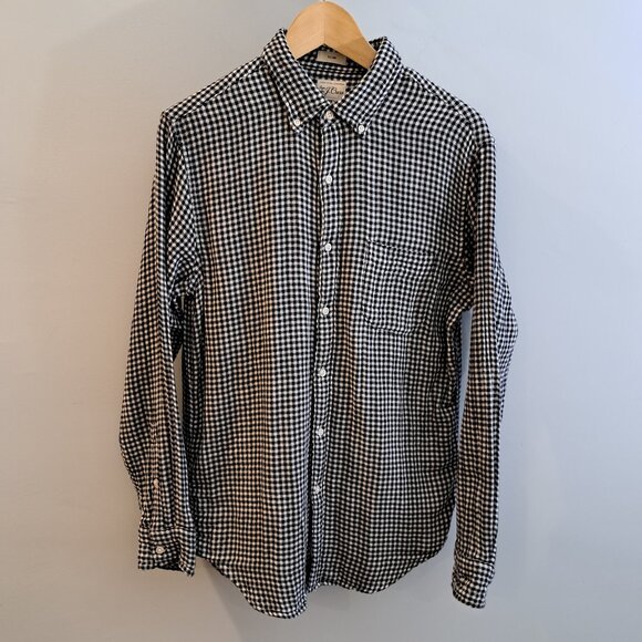 J. Crew Men's Medium Slim Fit Double-Weave Button Down Shirt Style #AY988 - Picture 2 of 15